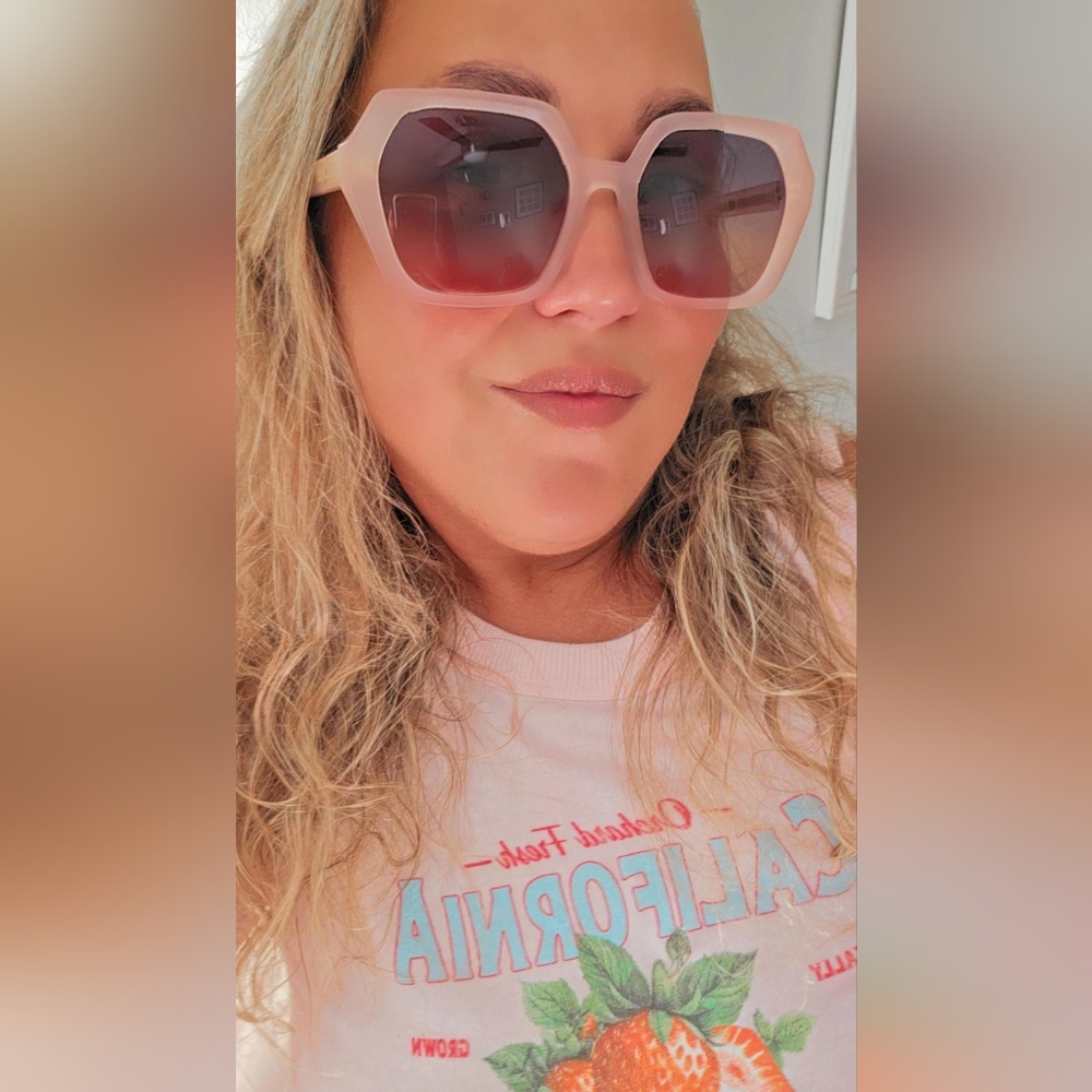 ⛔️SOLD⛔️Christian Dior Midnight S2F 56mm Geometric Matte Pink Sunglasses - Picture 2 of 11